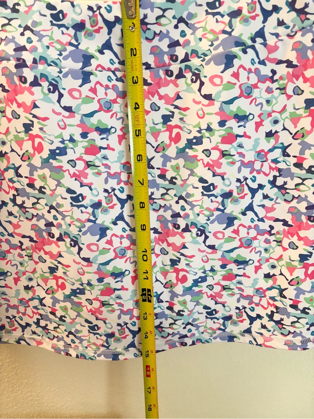 LouKeith Pastel Athletic Tennis Skirt Skort Pickleball Golf Medium M Pink Blue - Picture 7 of 10